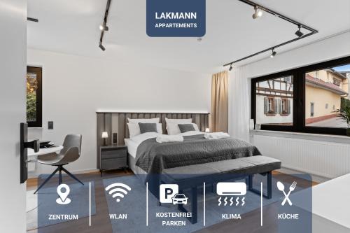 Sankt Martin Apartment | 1-2 Personen - Parkplatz - Fahrradgarage - Zentrum - Küche - Klima