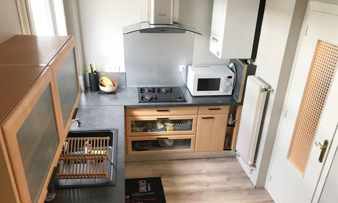 Clermont-Ferrand Apartment | 1 bedroom, 1 bathroom in an Appt 5min from the motorway and 10m from the train station