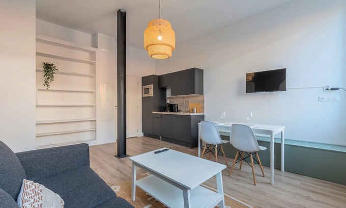 Tourcoing Apartment | 1 bedroom apartment in city center with parking