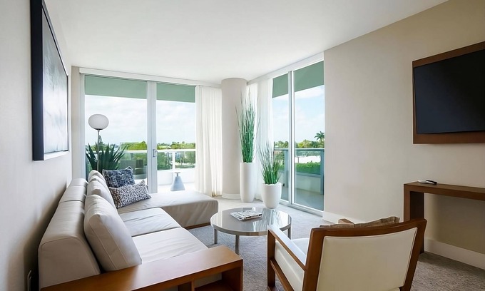 Bay Harbor Islands Hotel | 1 Bedroom King Suite w/Balcony Accessible at The Altair Hotel Bay Harbor Miami!