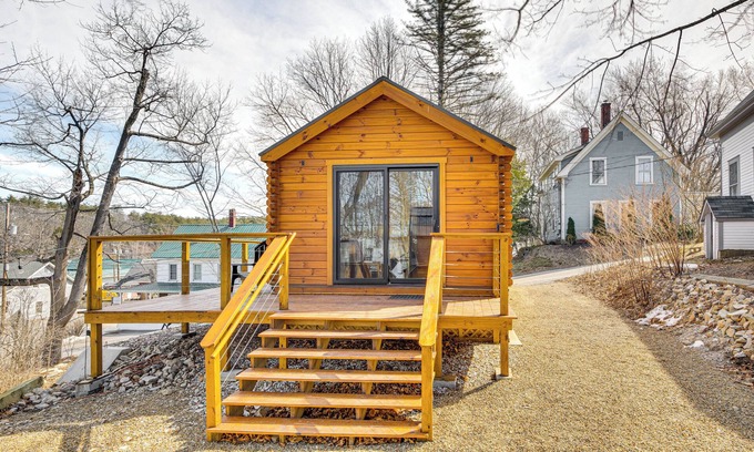 Wolfeboro Cabin | 1 Block to Main Street: Wolfeboro Home w/Fire Pit