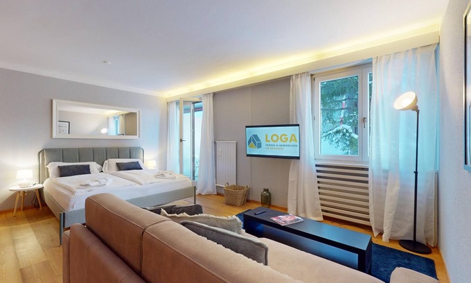 St. Moritz Apartment | 1-room apartment on the 3rd floor.