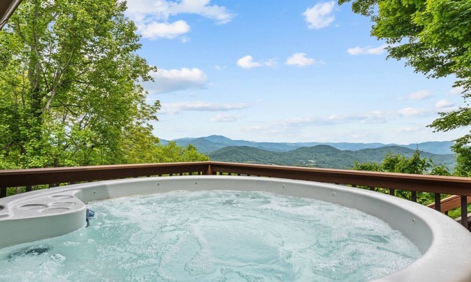 Waynesville Cabin | 1 Sweet View - 4 BR, 3.5 BA, Hot Tub, VIEWS