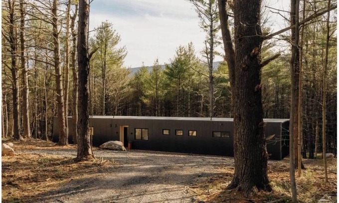 Round Top House | 100ft of Forest Light - Modern Catskills Escape