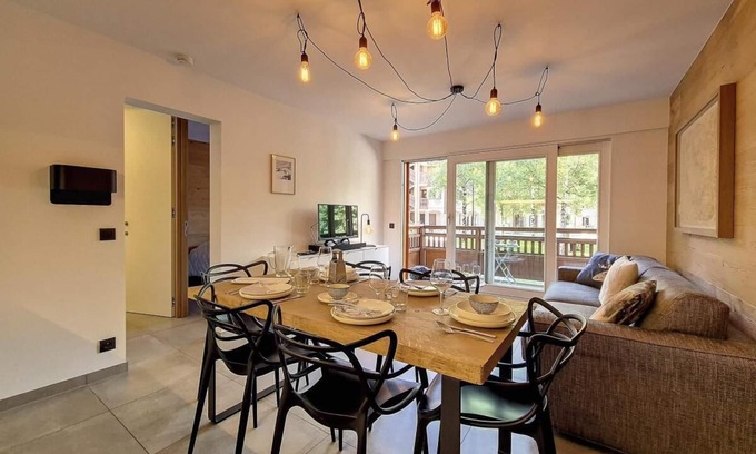 Saint-Martin-de-Belleville Apartment | 100m from ski slopes, 1st floor, balcony, tv, ski locker, 40m², Saint Martin de Belleville