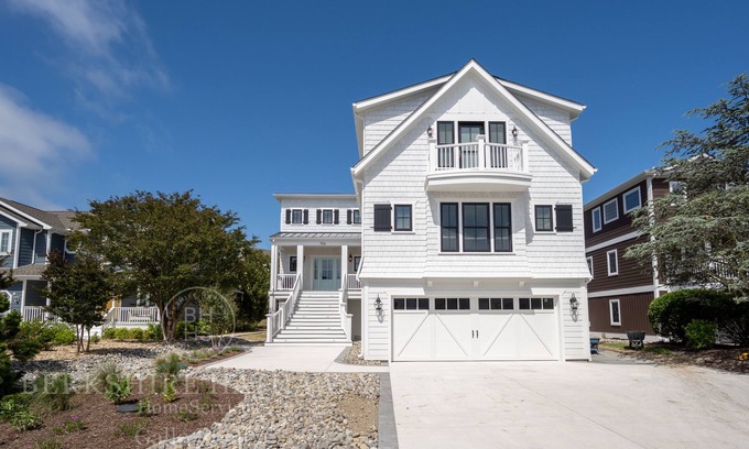 Lewes House | 106 W Cape Shores Drive - Spacious, luxury home with water views/elevator