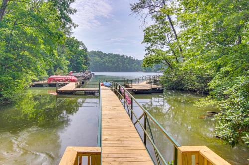 Mill Spring House | 11 Mi to State Park Home with Dock in Mill Spring!