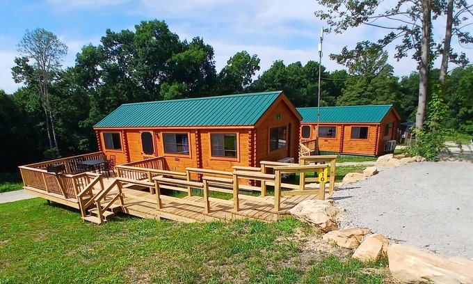 Logan Cabin | 110) Loon Log Cabin. Close to Hocking Hills State Park and more!