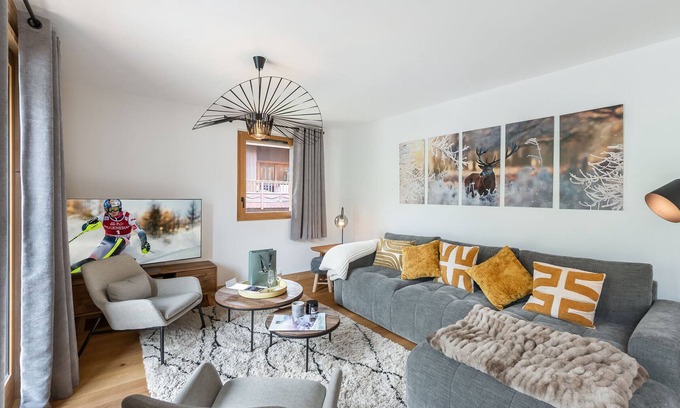 Le Bettaix Apartment | 118m² apartment, near slopes, 8 people, 5 gold flakes