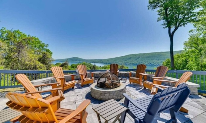 Naples House | 153) Hot Tub While Taking In Lake Front View