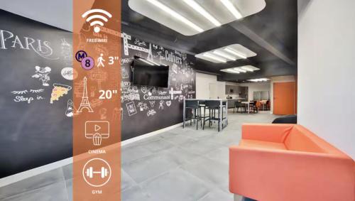 Charenton-le-Pont Apartment | 16.Studio#Charenton#Fitness#Cinema