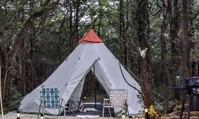 Lewisburg RV Rental | 18' Tent Wooded Primitive Site