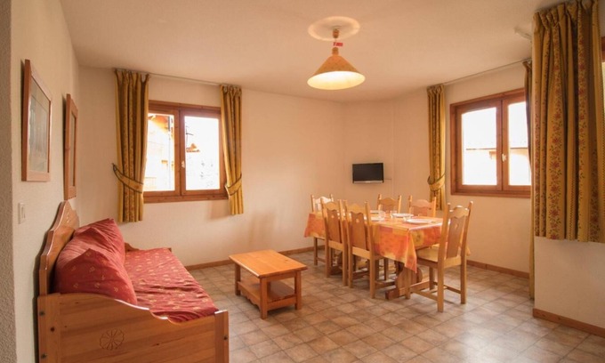 Aussois Apartment | 1st floor, balcony, tv, ski locker, 38m², Aussois
