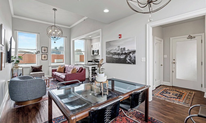 City Center Apartment | 2-Bed 2-Bath Condo- Free Parking! - Downtown - Housekeeping & Utilities Included