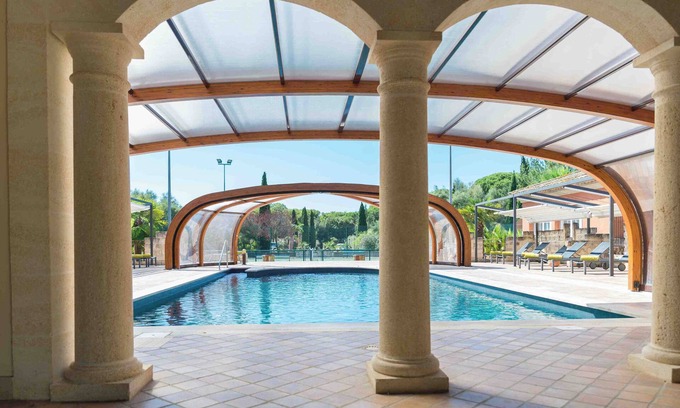 Aigues-Mortes Apartment | 2 bed duplex with pool near Aigues mortes ramparts and 10 min from beaches