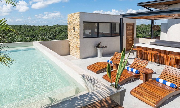 Tulum Apartment | 2 Bed Panoramic Penhouse at Irie Tulum Boutique Hotel