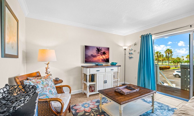 Cocoa Beach Condo | 2 Bedroom Condo with Private Beach+Heated Pool