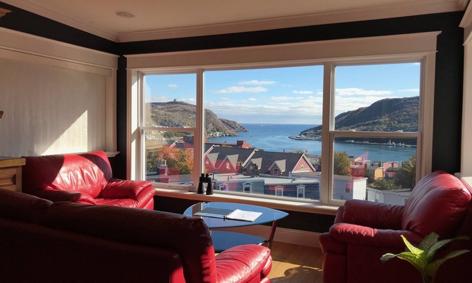 Downtown St. John's Apartment | 2 Bedroom Penthouse Suite with Harbour View and Outdoor Hot tub