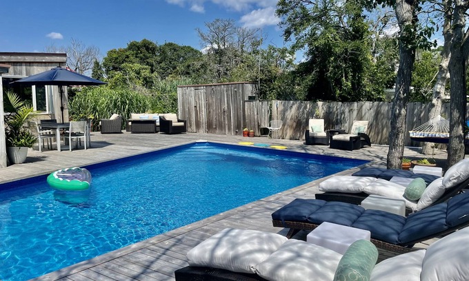 Fire Island Pines House | 2 BR/1Bath Newly Renovated Pines Paradise with pool
