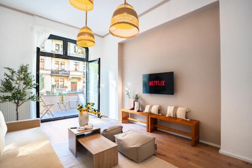 Wiesbaden Apartment | 2 BR Apartment - TERRASSE - WIFI - KAFFEE - ZENTRAL - RUHIG - BUSINESS