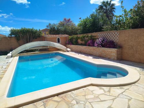 Portiragnes House | 2 Chambres avec piscine et spa au calme, mer à proximité.