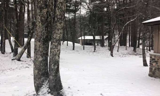 Board Camp Apartment | #2 Farm Charm Kitchenette near Wolf Pen trails, alcohol/smoke-free environment