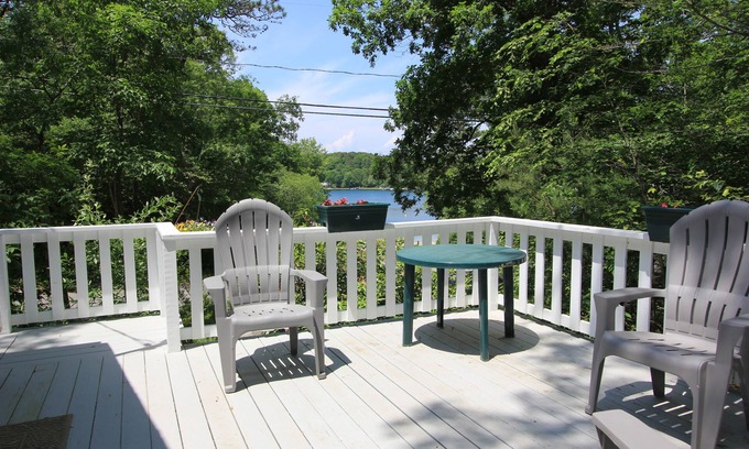Mashpee Cottage | 2 John Ewer Rd - Cozy cottage near Peters Pond w. water view & A/C
