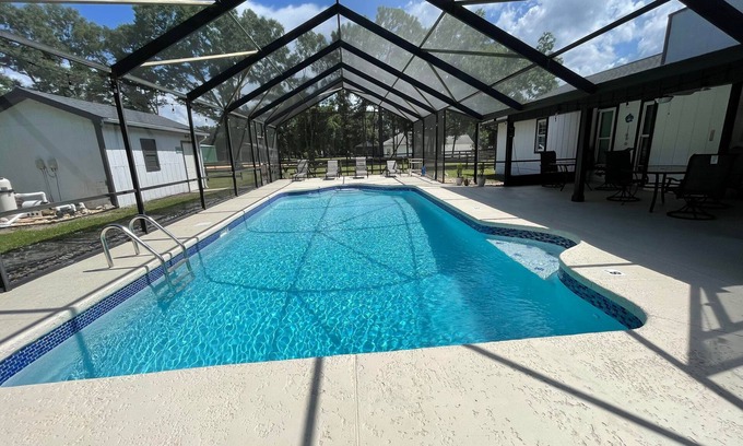 Ocala House | 2 King Beds, Ocala WEC Retreat Saltwater Pool
