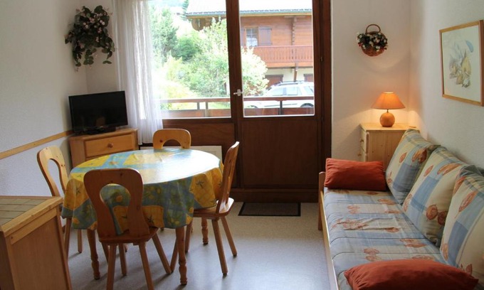 La Clusaz Apartment | 2 pièces avec balcon et parking à La Clusaz - FR-1-459-92