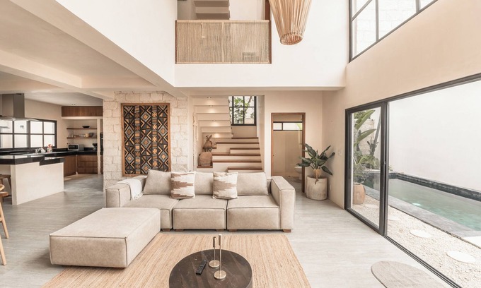 Tulum City Center Villa | 2 Pools, Rooftop Jacuzzi, Guesthouse, BBQ, Near Tulum Beach