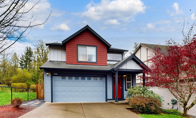 West Haven-Sylvan House | 2-story home near downtown with private hot tub, streaming, firepit, deck, & W/D