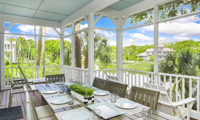 Kiawah Island House | 20 Atlantic Beach: Community Pool, Golf & Lagoon Views, Beach Gear/Bike Credit