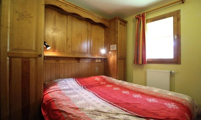 Lanslevillard Apartment | 200m from ski slopes, 2nd floor, fitness, sauna, balcony, tv, ski locker, 42m², Val Cenis