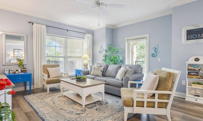 North Forest Beach Villa | 206 North Shore Place - UPDATED Villa - Great Rate - Block from Beach!