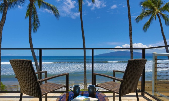 Downtown Lahaina Condo | 272-6 Puamana 2 Bedroom Oceanfront Remodeled!