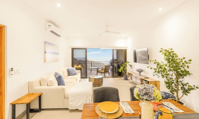 Cerritos Condo | 2BR/2BA Oceanfront Lux Surf Condo in Los Cerritos w/Pool, Gym, Hot Tub, Sauna