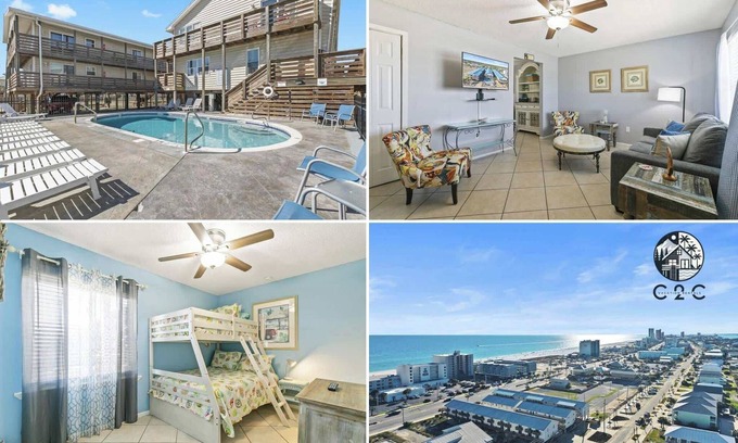 Gulf Shores Apartment | 2BR Condo w Pool, Beach Access and Walk to Hangout
