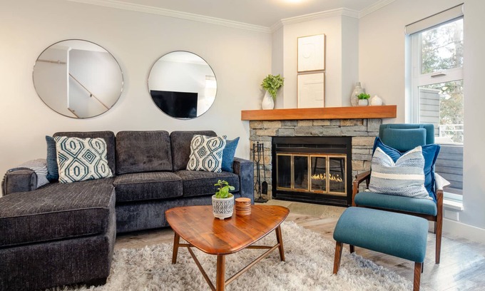 Whistler Creekside House | 2BR Gondola Heights | Steps to Creekside Gondola | Wood Fireplace | Ski Storage & Parking