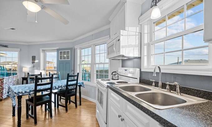 Surf City House | 2BR Oceanview House in Surf City, NC - Almost Oceanfront