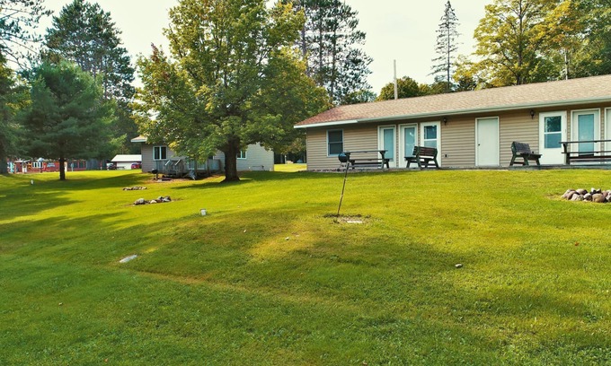 Hayward Cabin | #2Lakeside Cabin W/Beautiful Views Of Moose Lake ~ Private Dock with Boat launch