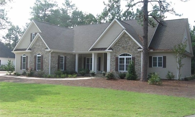 Pinehurst House | 3,100+ Sq. Ft, 12 Beds, Foosball, Ping Pong and Shuffleboard, Patio and Grill