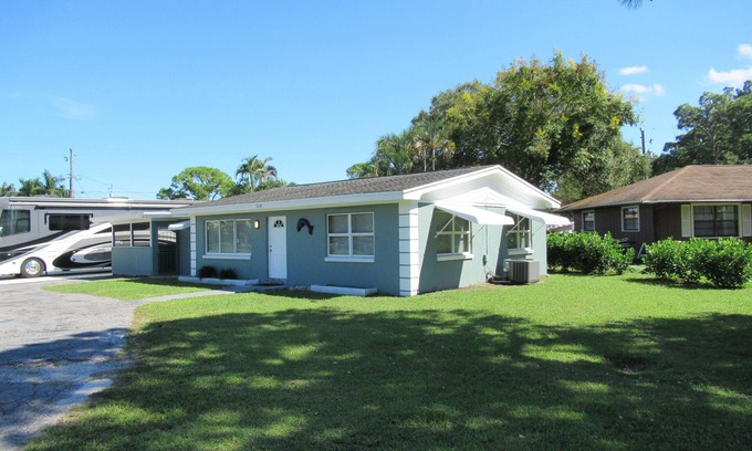 Fort Pierce House | 3-2 Pool Home close to Beach and intra coastal area. Room for boat in driveway.