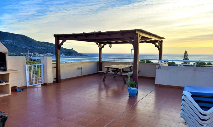 La Azohia Apartment | 3 bed 2 bath apartment, huge solarium, magnificent open views, 5 mins to beach.