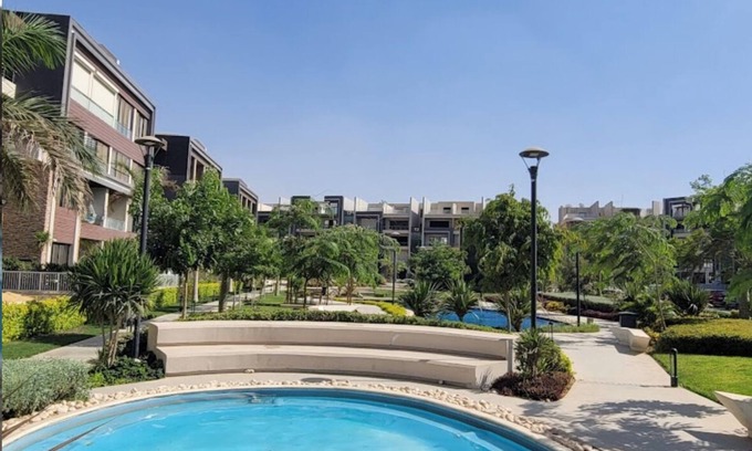 New Cairo House | 3-bedroom apartment in midtown new cairo compound with WiFi, AC