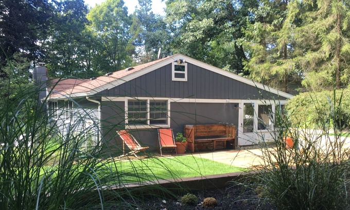 Rhinebeck House | 3 bedroom home 2.3 acres forest overlooking private swim lake heaven