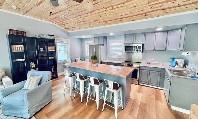 Sister Lakes House | 3-bedroom House in Sister Lakes on Magician Lake w/Dock. Relax on the Lake