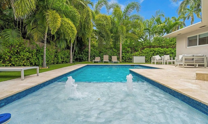 North Bay Village Villa | 3-bedroom villa with private heated pool in charming gated island with AC, WiFi