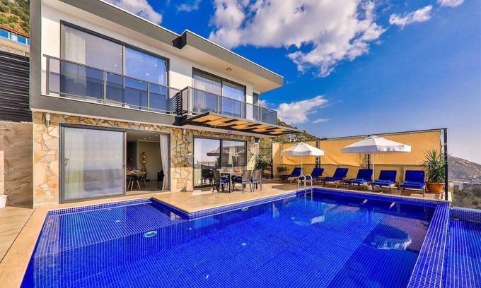 Kas Villa | 3 Bedroom Villa with Spectacular Sea Views and Private Pool
