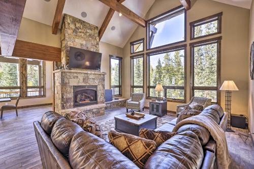 Fairways House | 3 Fireplaces and Mtn View Luxe Home in Breckenridge