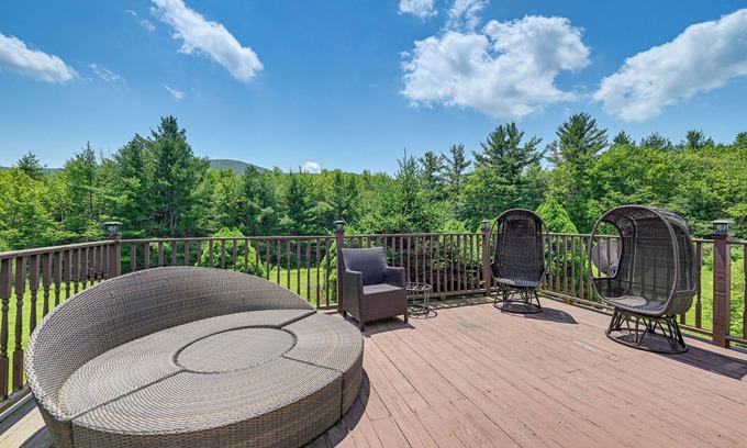 Edgewood House | 3 Mi to Colgate Lake: Mtn-View Home, Deck + Grill!